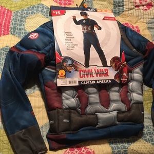Captain America boys costume